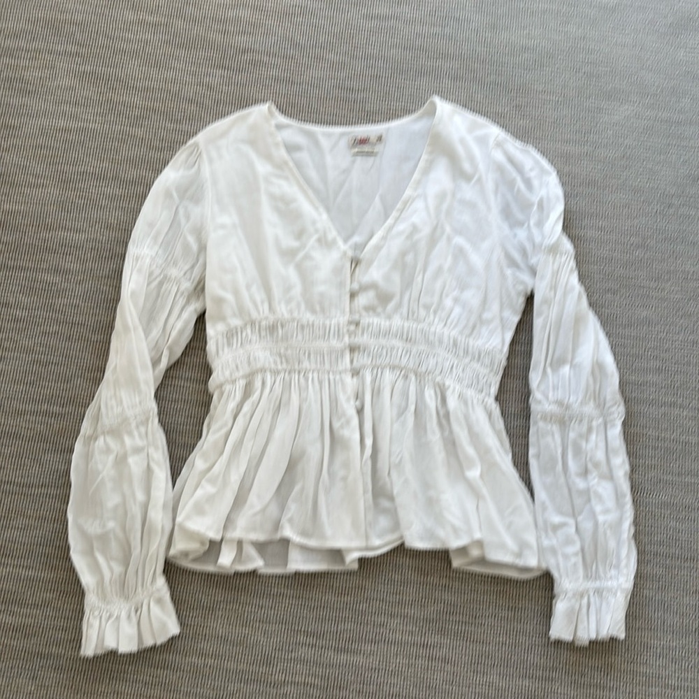 Faherty cotton blouse
